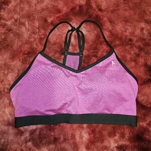 Danskin Magenta and Black Sports Bra